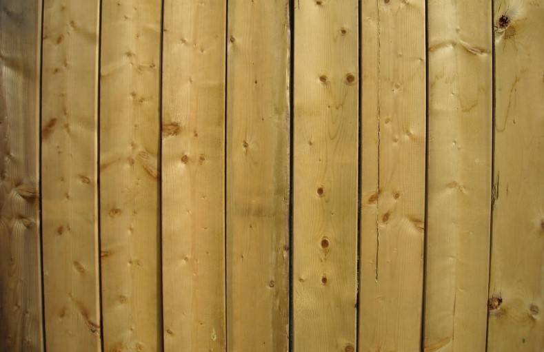 this image shows wood fence in Roseville, California